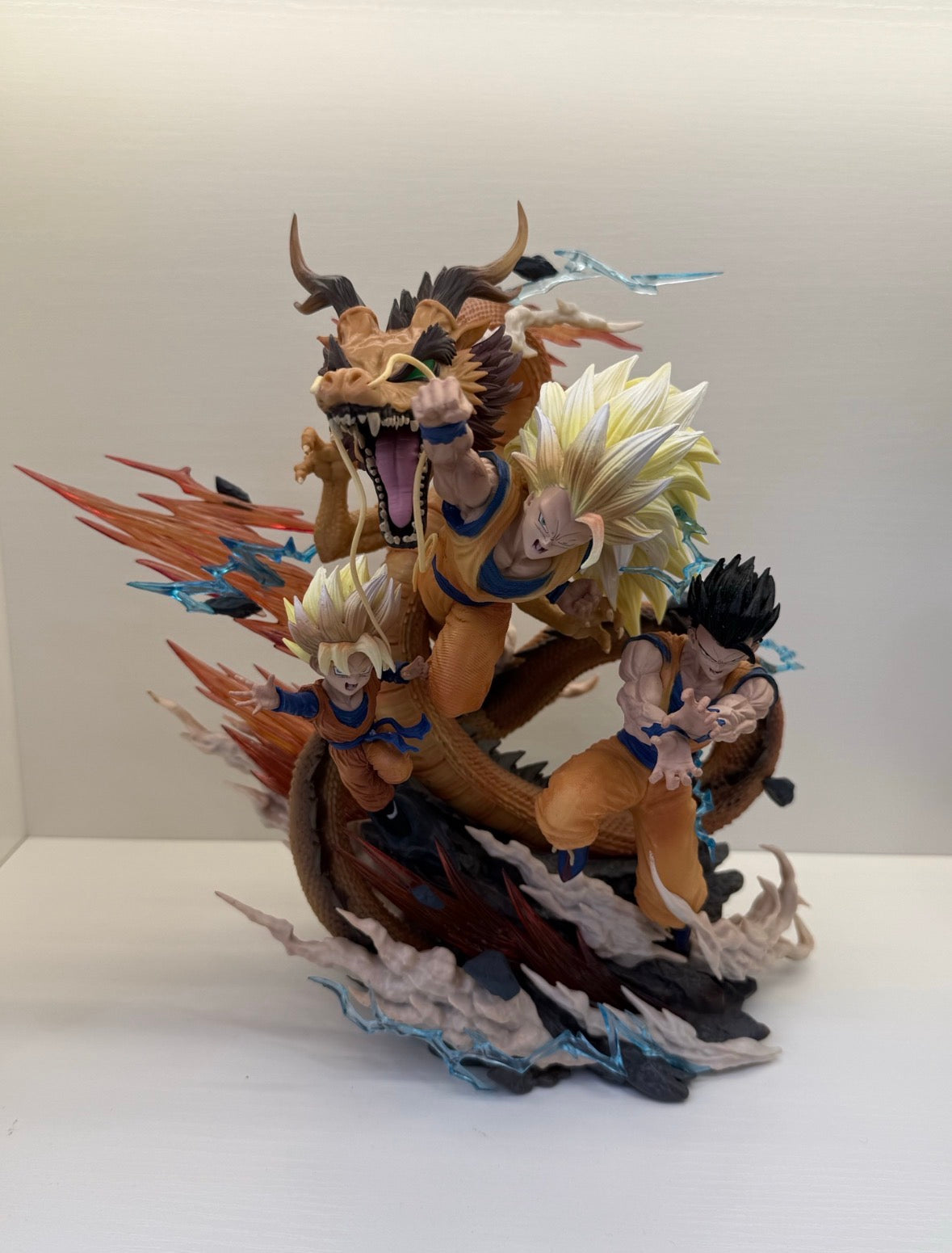 Trio Saiyan – Diorama Assaut sur le Dragon Doré