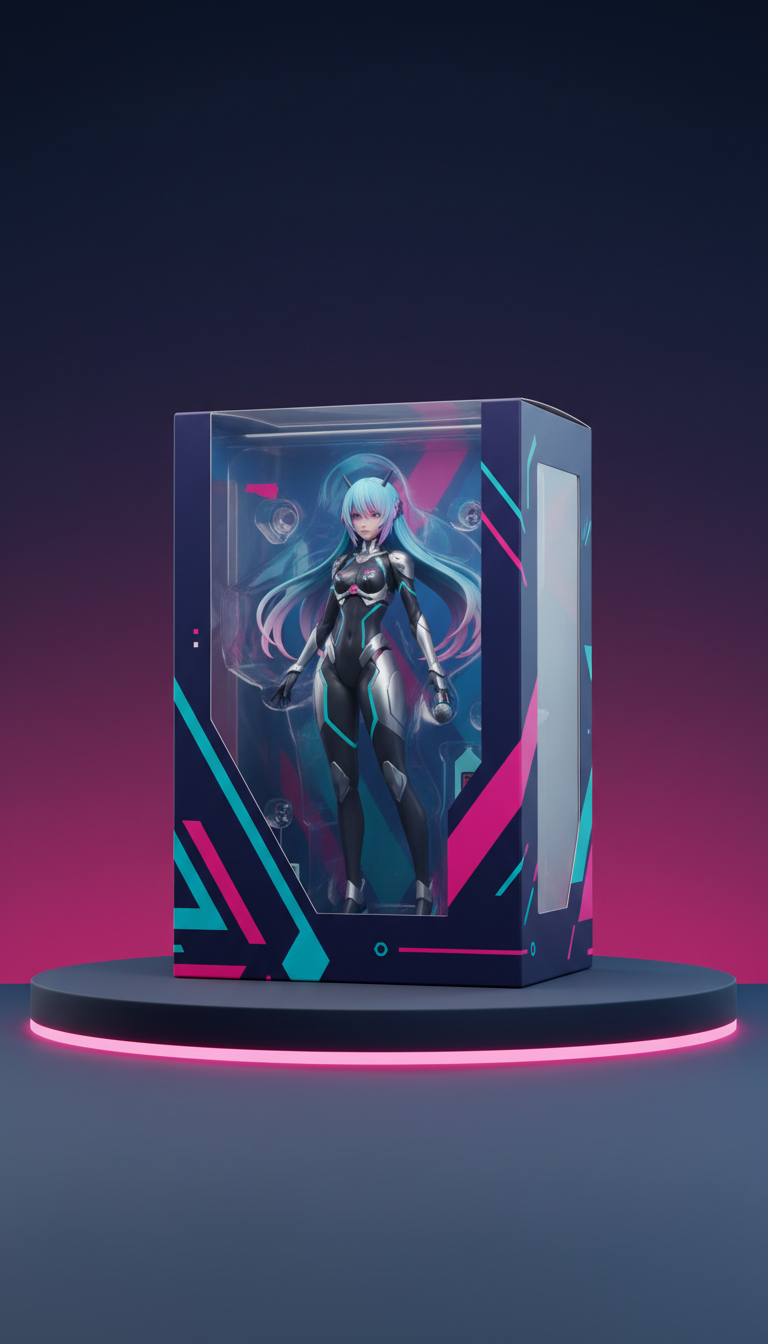 Cyber Idol - Figurine Premium Coffret