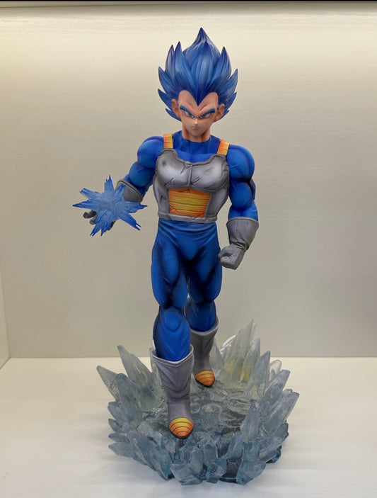 Vegeta – Statue Prince Saiyan Aura Azur